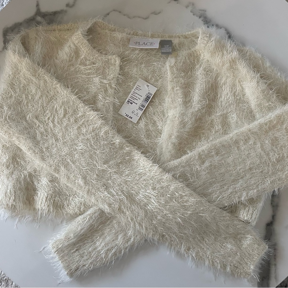 Girls “bunny soft” sweater